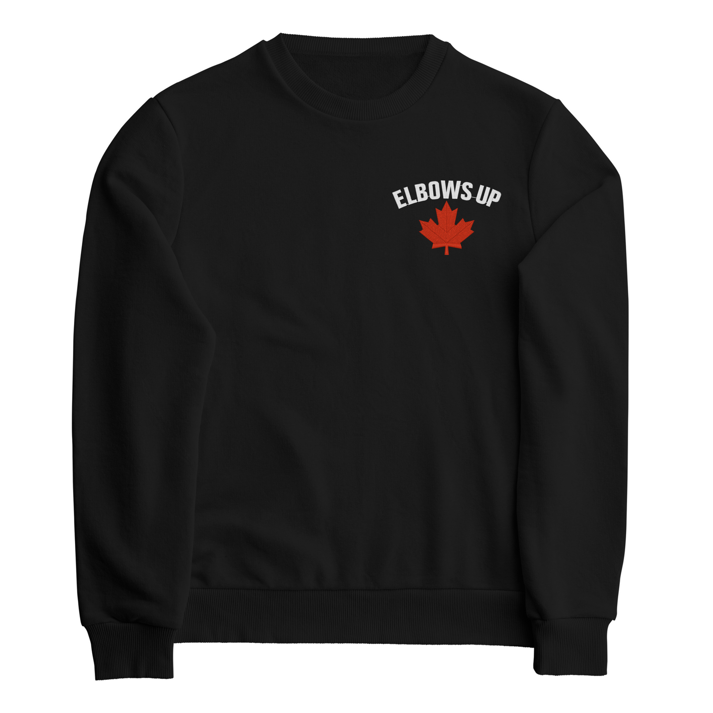 Elbow Up Canada Embroidered Sweatshirt, Buy Canadian