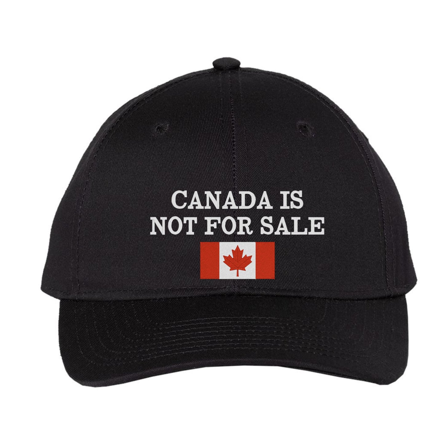 Canada is Not For Sale Baseball Cap, Canada Flag Dad Hat, Patriotic Canadian Cap, Canada Souvenir Gift