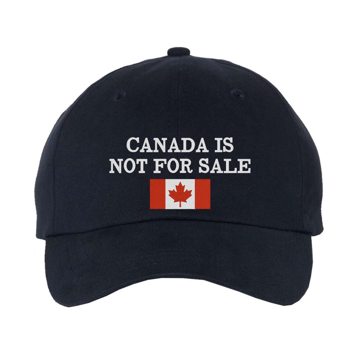 Canada is Not For Sale Baseball Cap, Canada Flag Dad Hat, Patriotic Canadian Cap, Canada Souvenir Gift