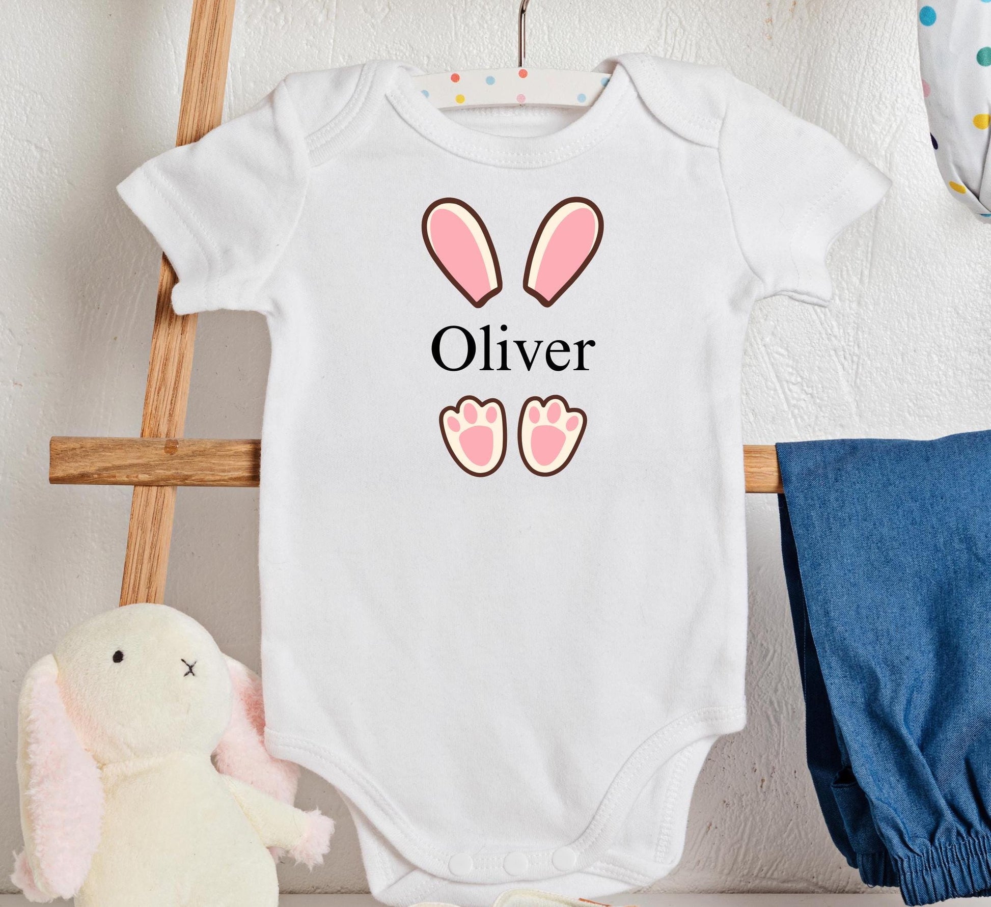 baby first easter bodysuit, baby Onesie®