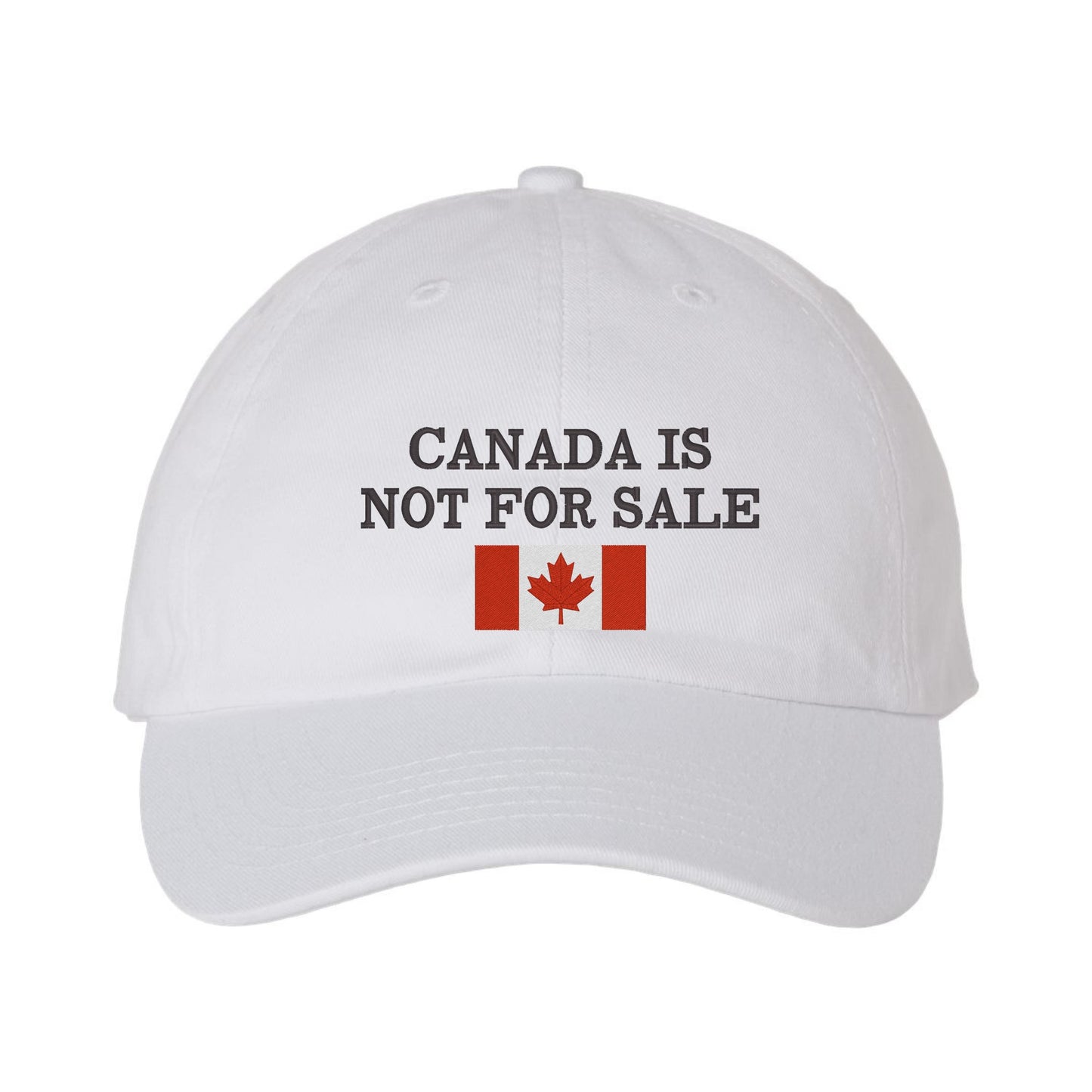 Canada is Not For Sale Baseball Cap, Canada Flag Dad Hat, Patriotic Canadian Cap, Canada Souvenir Gift