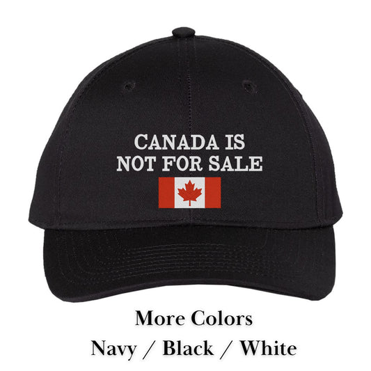 Canada is Not For Sale Baseball Cap, Canada Flag Dad Hat, Patriotic Canadian Cap, Canada Souvenir Gift