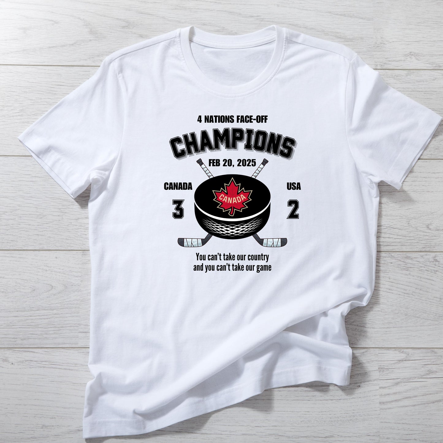 Canadian Hockey Championship 4 Nations Win Sweatshirt, Team Canada Hockey Souvenir Tshirt