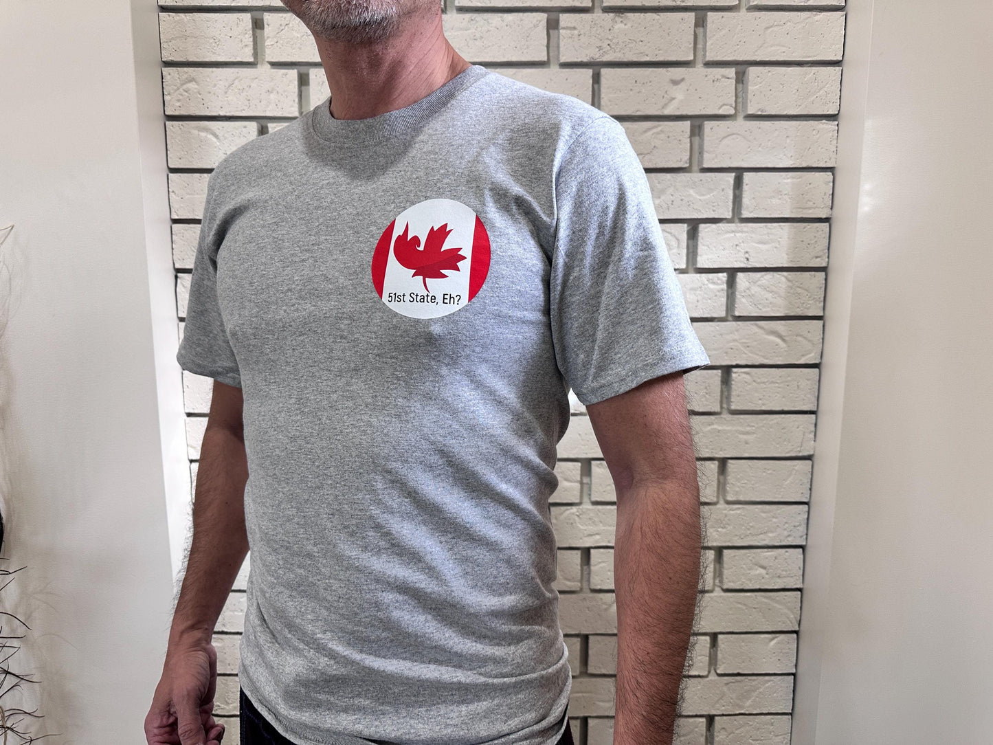 Never 51 Maple Leaf Flipping the Bird T-Shirt, Buy Canadian Merch