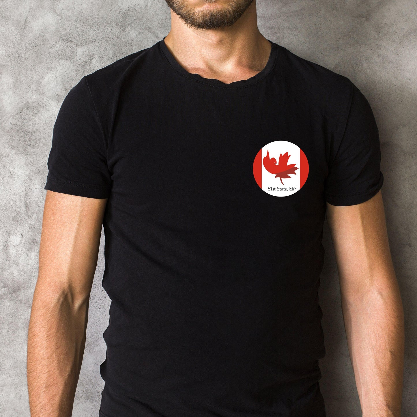 Never 51 Maple Leaf Flipping the Bird T-Shirt, Buy Canadian Merch